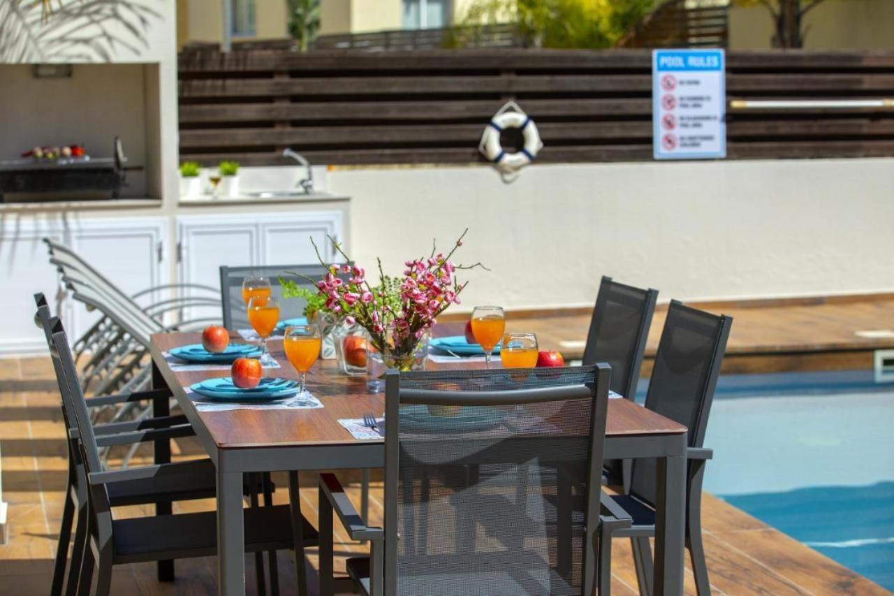 Tsokkos Family Villa - Pool Garden 2' Walk To Beach Protaras Eksteriør billede